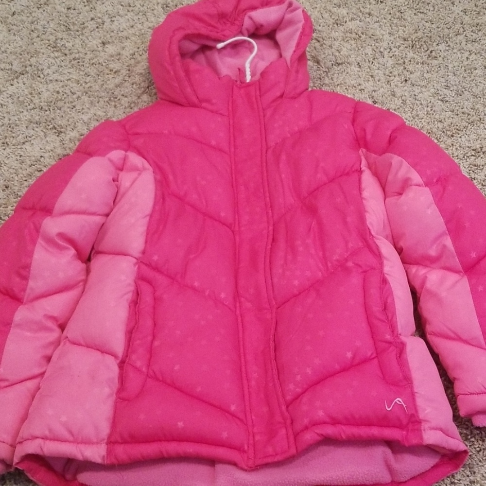Pink heavy duty winter jacket